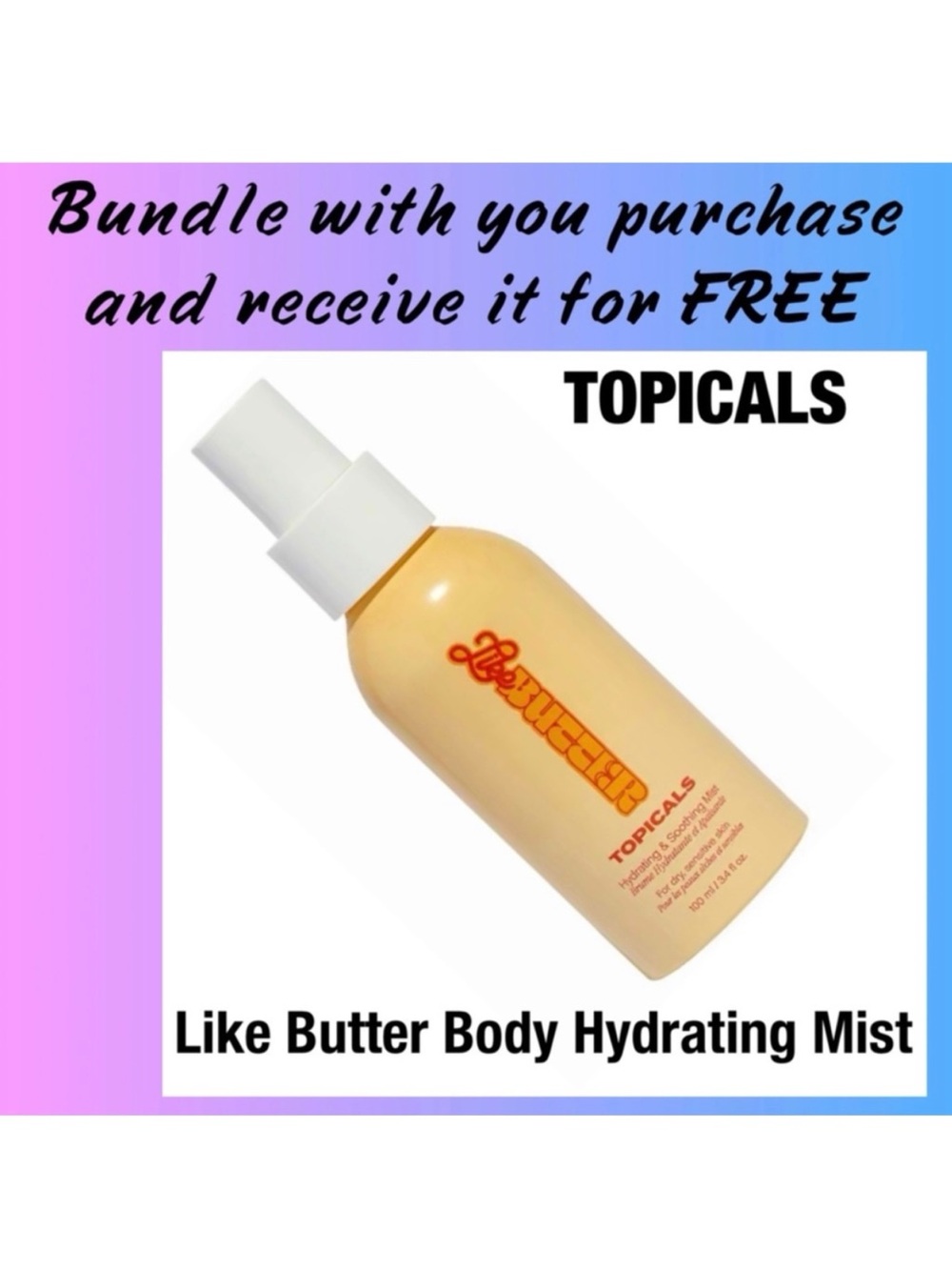 Topicals Body Hydrating Mist